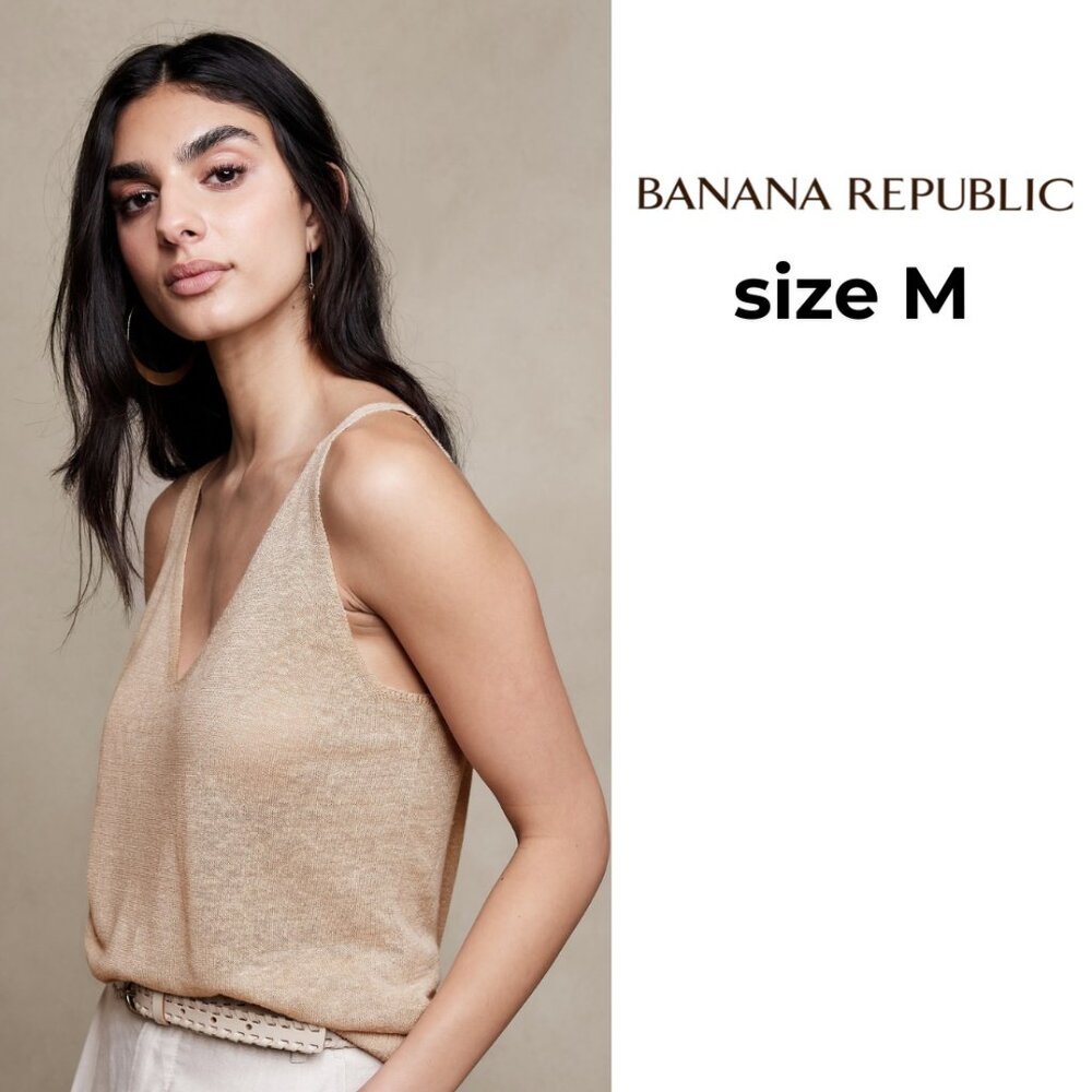 Banana Republic Costa Linen-Blend Tank